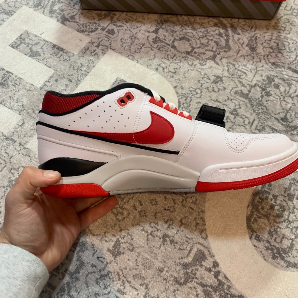 Nike Air Alpha Force 88 SP Billie Eilish Mens 11.5 White Fire Red New DZ6763-101 - Picture 4 of 7